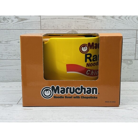 MAD Engine Other - Bowl Maruchan Ramen Noodle Bowl w/ Chopsticks Chicken Flavor